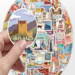 dünya haritası stickerları